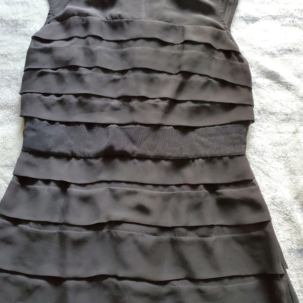 Dressy Adrianna Papell black dress - Picture 4 of 16